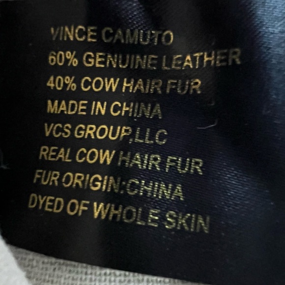 NWOT Vince Camuto Iggy Circle Handle Crossbody Natural Leopard - Picture 7 of 14